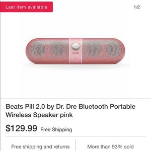 💊 Dr Dre Beats Pill Pink Edition 💊
